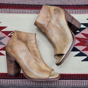 Bed Stu Onset Peep Toe Booties Sz 7.5 loved these